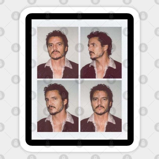 Pedro Pascal T-Shirt Sticker by chicledechoclo